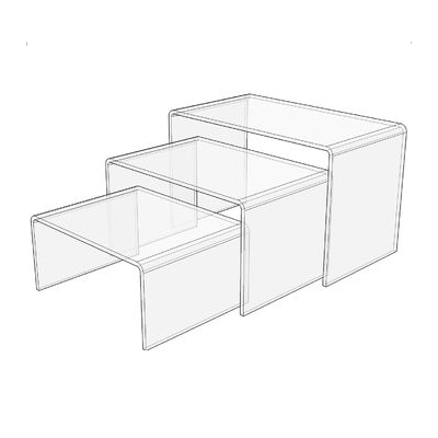 U-Table Acrylic Riser Set (Rectangular)